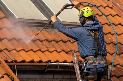 Démoussage et hydrofuge de toiture à Castelfranc